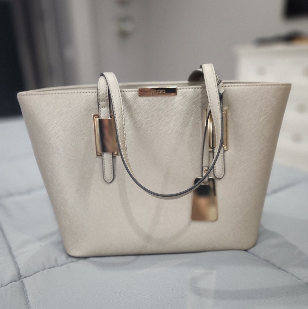 Gold Aldo Tote Purse